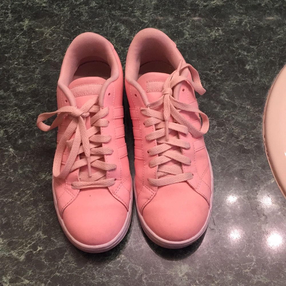 Pink sneakers